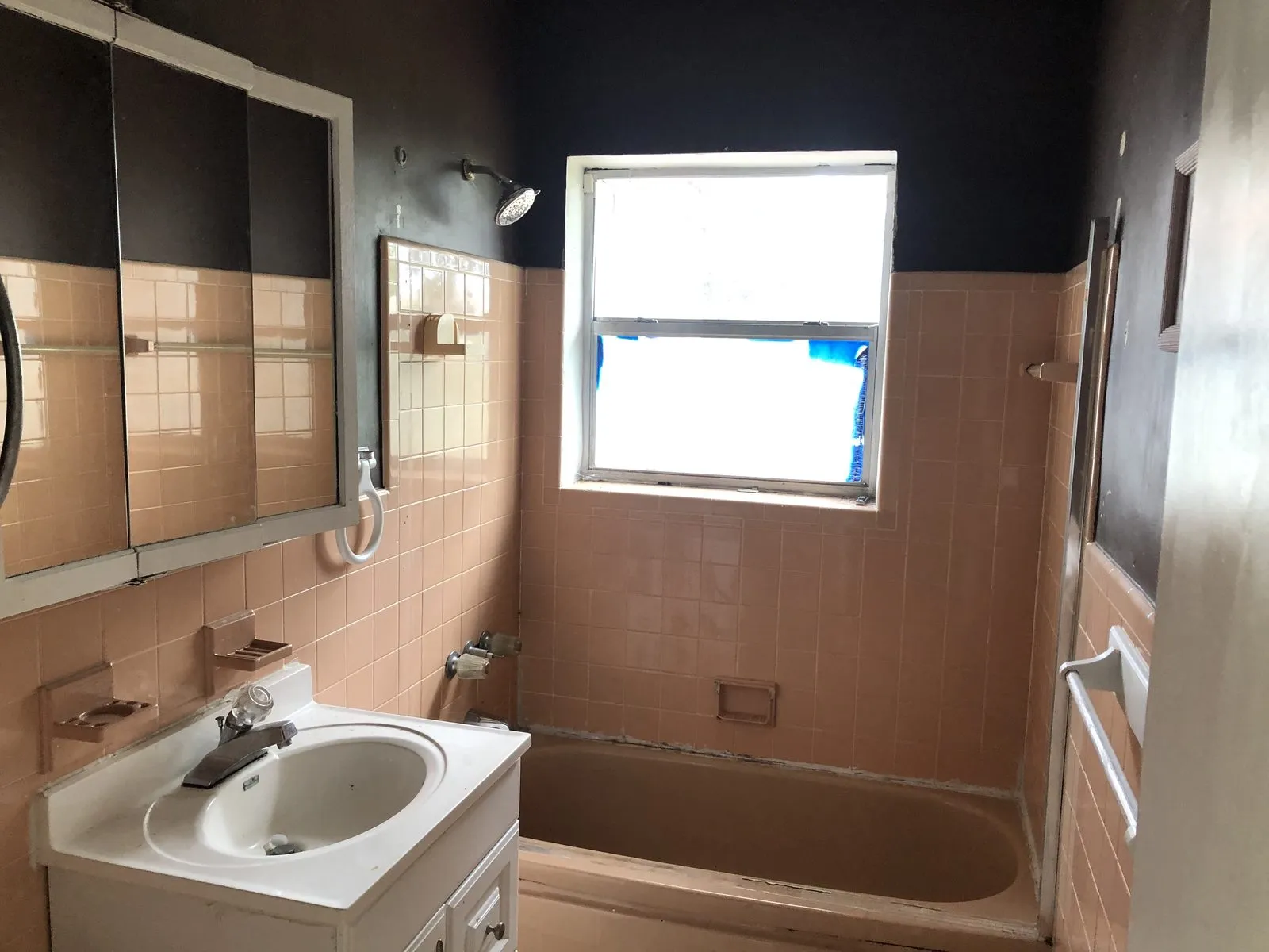 A room inside a house we bought in Broward, Florida, photographed as we found it
